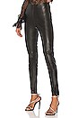 view 3 of 6 LEGGINGS DE CUERO MACI in Black