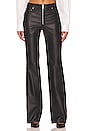 view 1 of 4 Julia Leather Pant in Black