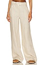 view 1 of 4 The Linen Cargo Pant in Natural Linen
