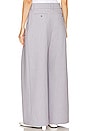 view 3 of 4 Nolan Pleated Trouser in Heather Grey