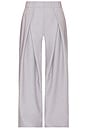 view 5 of 5 Nolan Pleated Trouser in Heather Grey