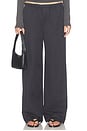 view 1 of 8 PANTALON KACEY in Washed Black
