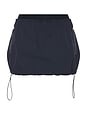 view 5 of 4 Cinched Mini Skirt in Navy