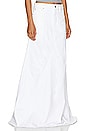 view 2 of 4 Fiona Godet Maxi Skirt in White Rip