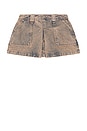 view 7 of 6 Ivy Pleated Mini Skirt in Calico