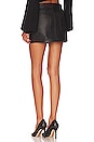view 3 of 4 Niki Leather Mini Skirt in Black