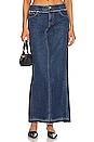 view 1 of 4 Cameron Low Rise Column Maxi Skirt With Back Slit in Pacific Palisades