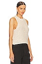 view 2 of 4 Open Stitch Knit Tank in Ivory