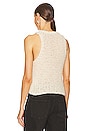 view 3 of 4 Open Stitch Knit Tank in Ivory