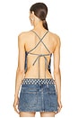 view 3 of 4 Yoli Cross Back Cami in Nashville Suede