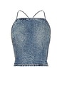 view 5 of 5 Yoli Cross Back Cami in Nashville Suede