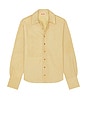 view 6 of 6 Mae Suede Shirt in Butter Yellow
