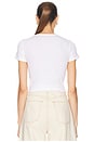 view 3 of 4 Baby Tee in White