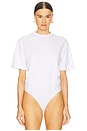 view 2 of 5 Boy Tee Bodysuit in White