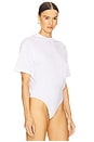 view 3 of 5 Boy Tee Bodysuit in White