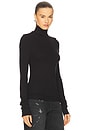 view 2 of 5 Essential Long Sleeve Turtleneck in Black