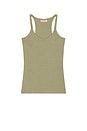 view 5 of 6 Slim Racer Tank in Llight Olive