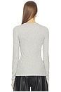view 3 of 4 CAMISETA CREW NECK EXTRA LONG SLEEVE TEE in Heather Grey