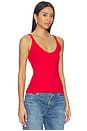 view 2 of 5 U-NECK TANK タンクトップ in Red