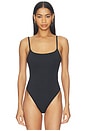 view 2 of 7 Open-back Bodysuit in Black