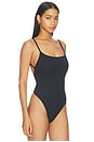 view 3 of 7 Open-back Bodysuit in Black