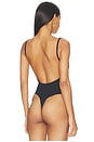 view 4 of 7 Open-back Bodysuit in Black
