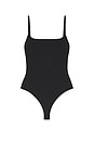 view 6 of 7 Open-back Bodysuit in Black