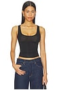 view 1 of 6 Essential Racerback Tank in Black