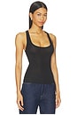 view 2 of 6 Essential Racerback Tank in Black
