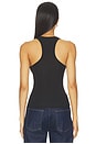 view 3 of 6 Essential Racerback Tank in Black