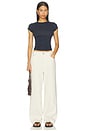 view 4 of 6 CAMISETA SLIM FIT COM GOLA REDONDA in Navy