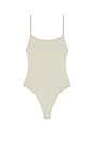 view 7 of 7 Open-back Bodysuit in French Grey