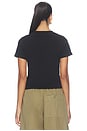 view 4 of 6 V-neck Boy Tee in Vintage Black