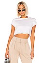 view 1 of 5 Little Cropped Tee in White