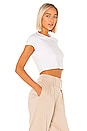 view 2 of 5 Little Cropped Tee in White