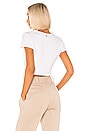view 3 of 5 Little Cropped Tee in White
