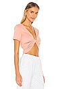 view 2 of 4 Sabine Twist Front Tee Shirt in Blush