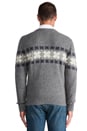 view 3 of 5 Flakey Sholder Sweater in Dark Grey Melange