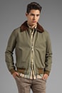 view 5 of 8 The Rum Runner Jacket in Field Green
