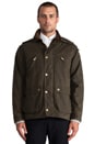 view 1 of 8 Wax Your Back Jacket in Field Green