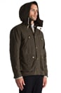 view 3 of 8 Wax Your Back Jacket in Field Green