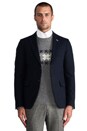 view 2 of 7 Fall Canvas Unconstructed Blazer in Storm Blue