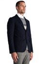 view 3 of 7 Fall Canvas Unconstructed Blazer in Storm Blue