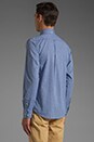 view 3 of 6 Imported Fabric Gingham HOBD Shirt in Blue