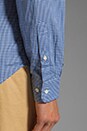 view 6 of 6 Imported Fabric Gingham HOBD Shirt in Blue