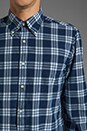 view 5 of 6 Indigo Madras E-Z OBD Shirt in Navy