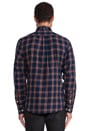 view 3 of 6 Indigo Twill Button Down in Blue/Red in Blue & Red