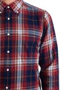 view 5 of 6 Indigo Twill Button Down in Red/Blue in Red & Blue