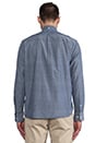 view 3 of 6 CHEMISE SELVAGE MADRAS in Indigo
