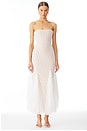 view 1 of 4 Alizee Strapless Dress in White